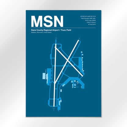 MSN Airport Diagram