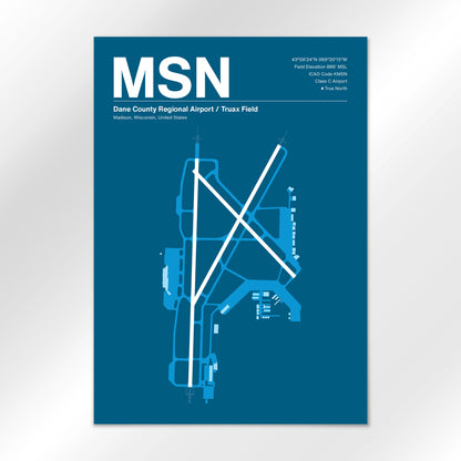 MSN | Madison - Skyline Blue - A2 - No Frame