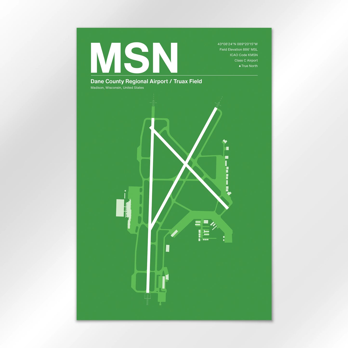 MSN Airport Diagram