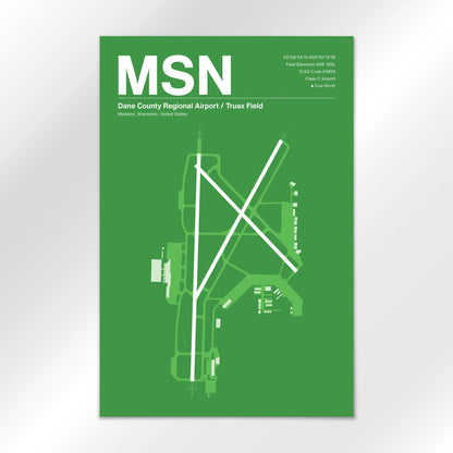 MSN Airport Diagram