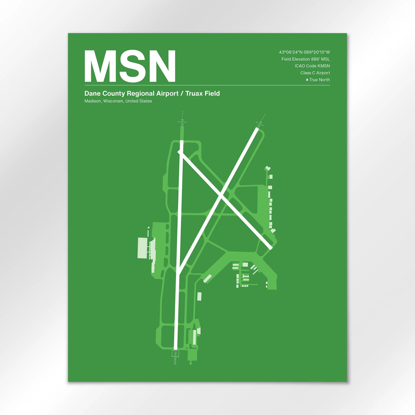 MSN Airport Diagram
