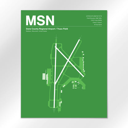 MSN Airport Diagram