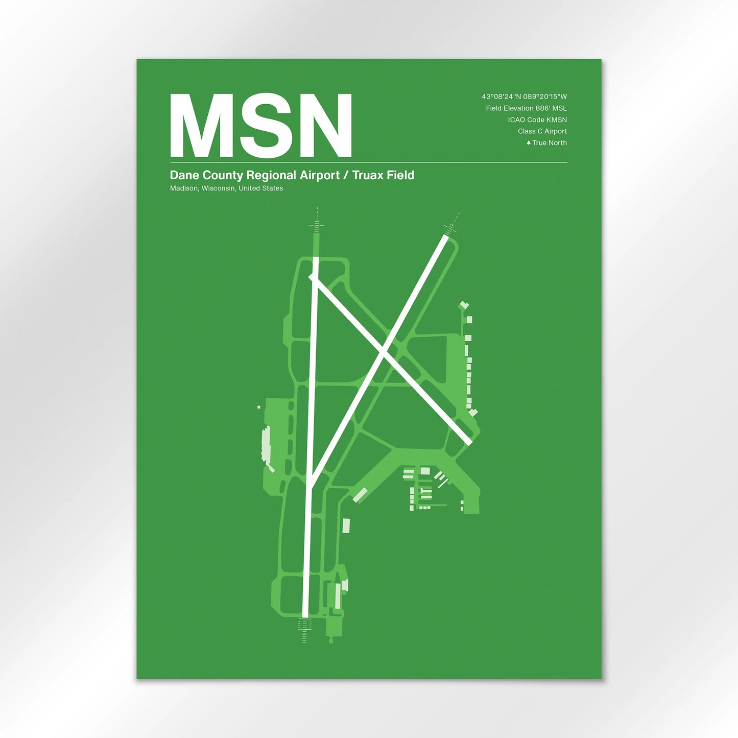 MSN | Madison - Overland Green - 18×24" - No Frame