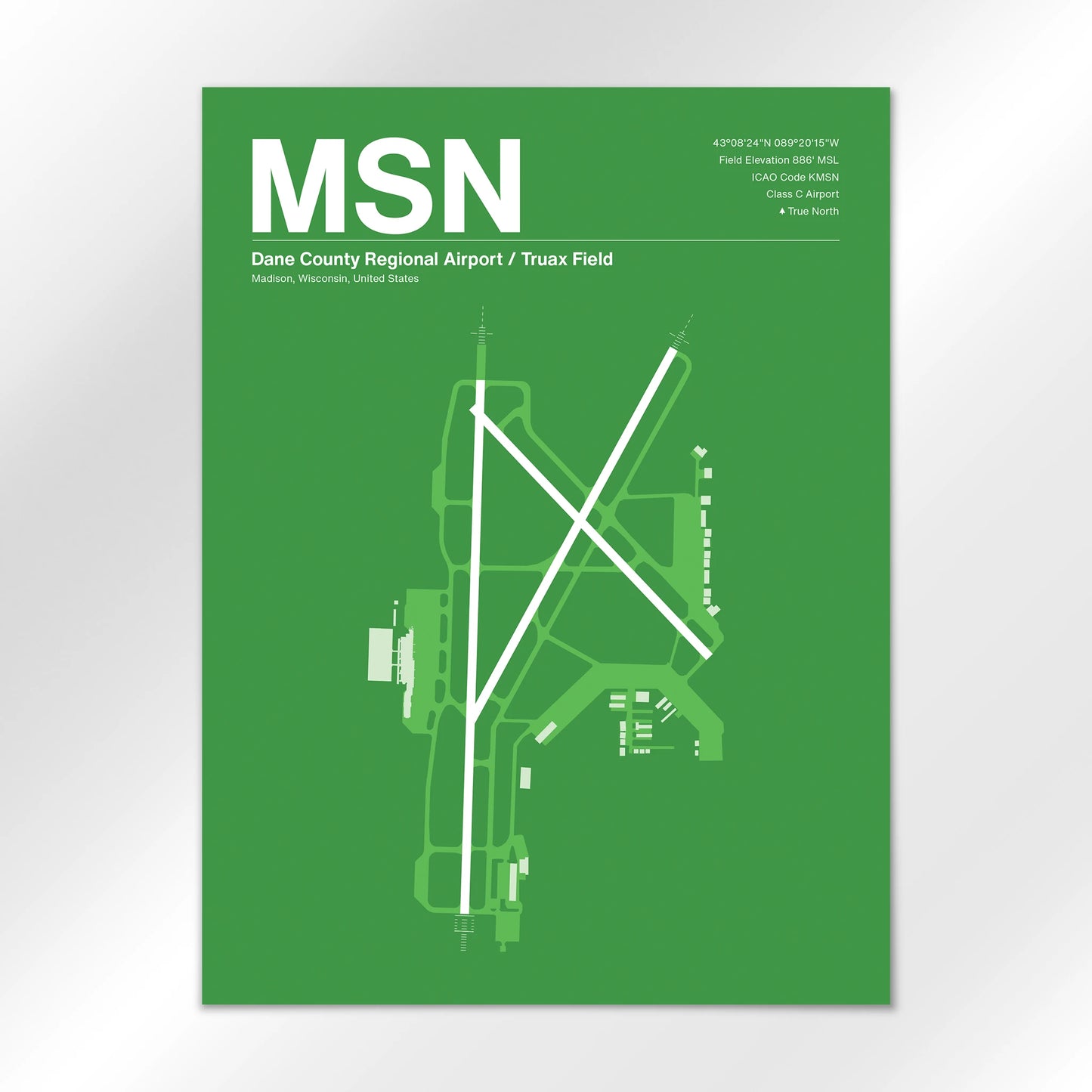MSN Airport Diagram