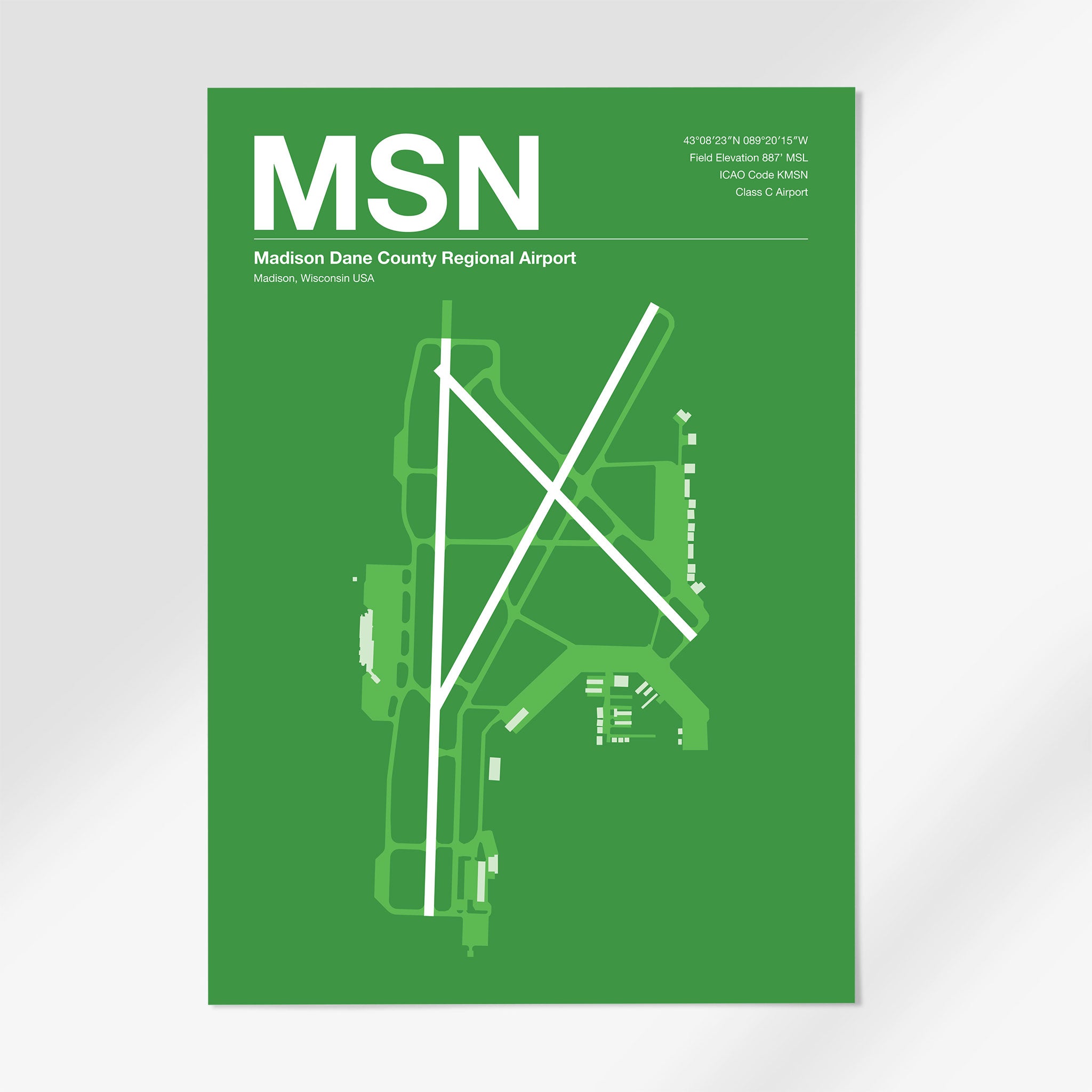 MSN | Madison - 24×36" - Overland Green - No Frame