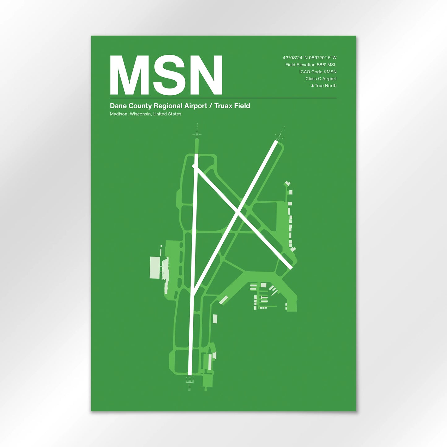 MSN Airport Diagram