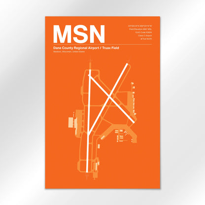 MSN Airport Diagram