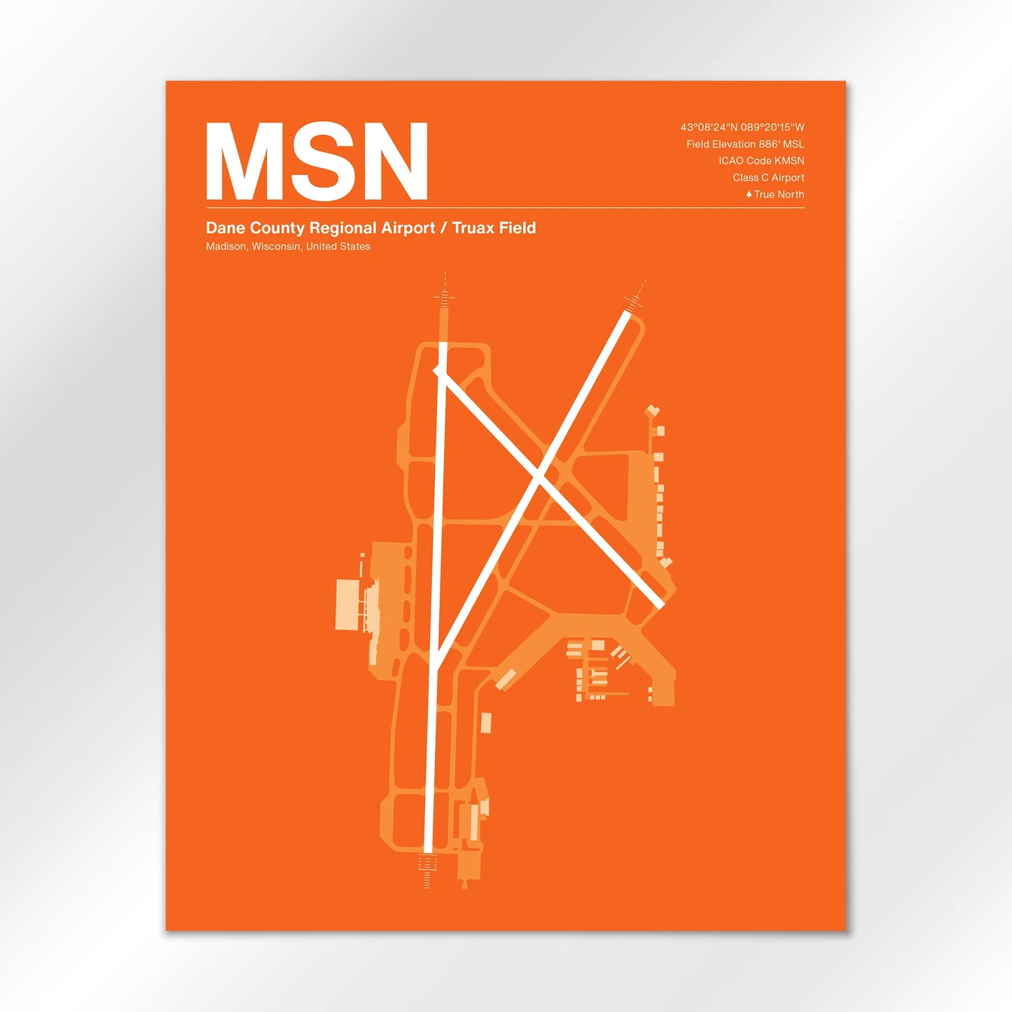 MSN Airport Diagram