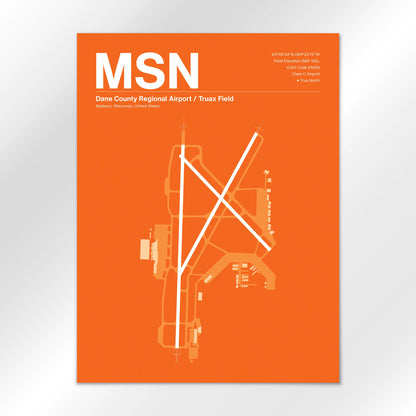 MSN Airport Diagram