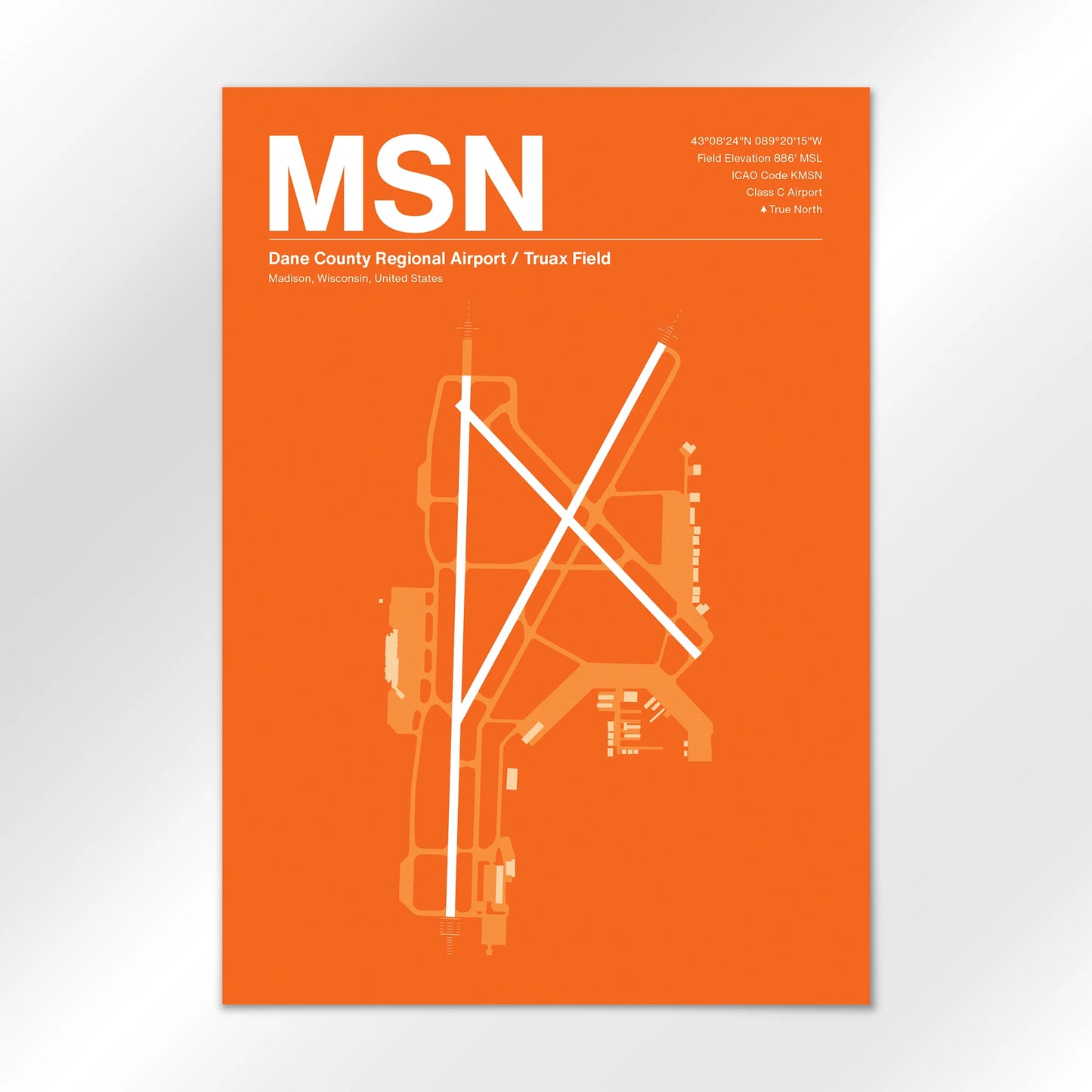 MSN | Madison - Sunset Orange - A1 - No Frame