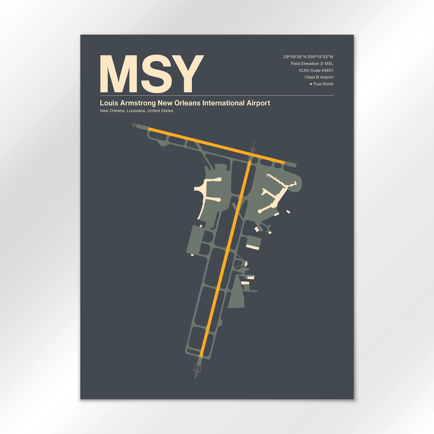 MSY Airport Diagram