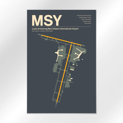 MSY Airport Diagram
