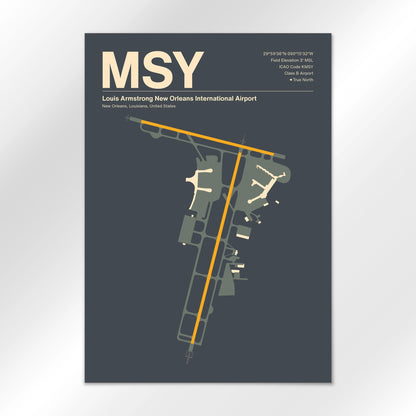 MSY Airport Diagram