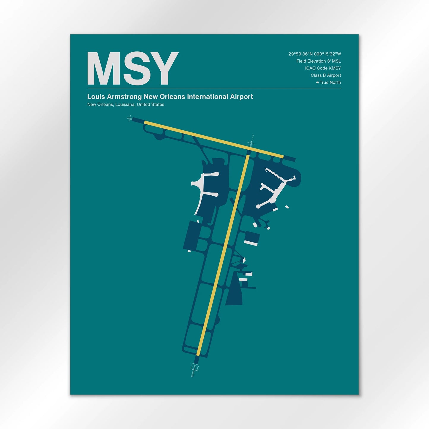 MSY Airport Diagram