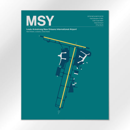 MSY Airport Diagram