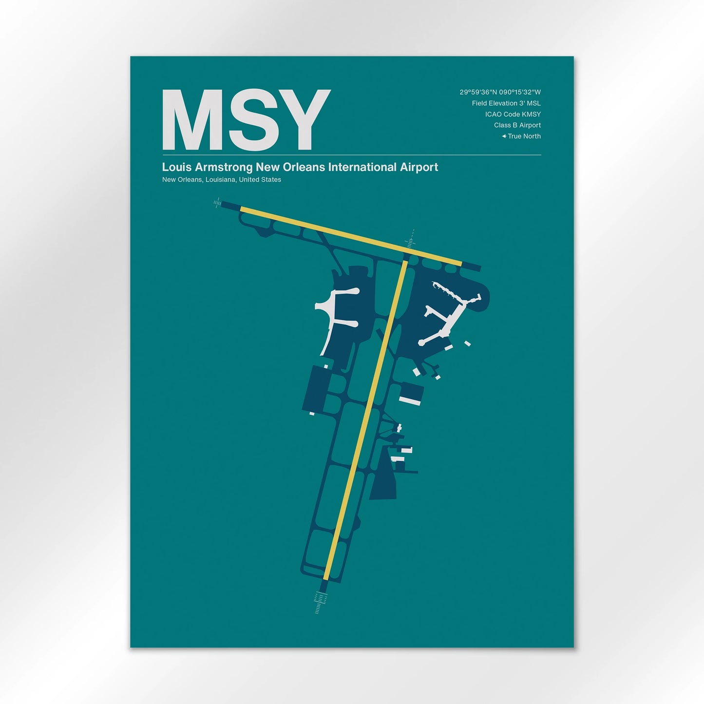MSY Airport Diagram