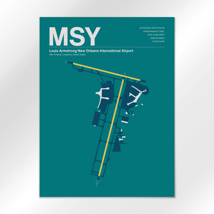 MSY Airport Diagram