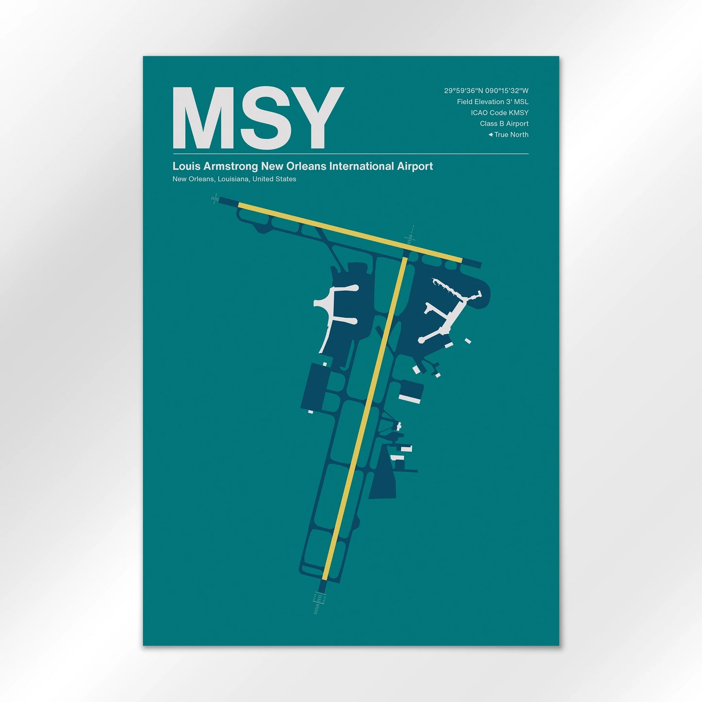MSY Airport Diagram