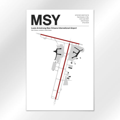 MSY Airport Diagram
