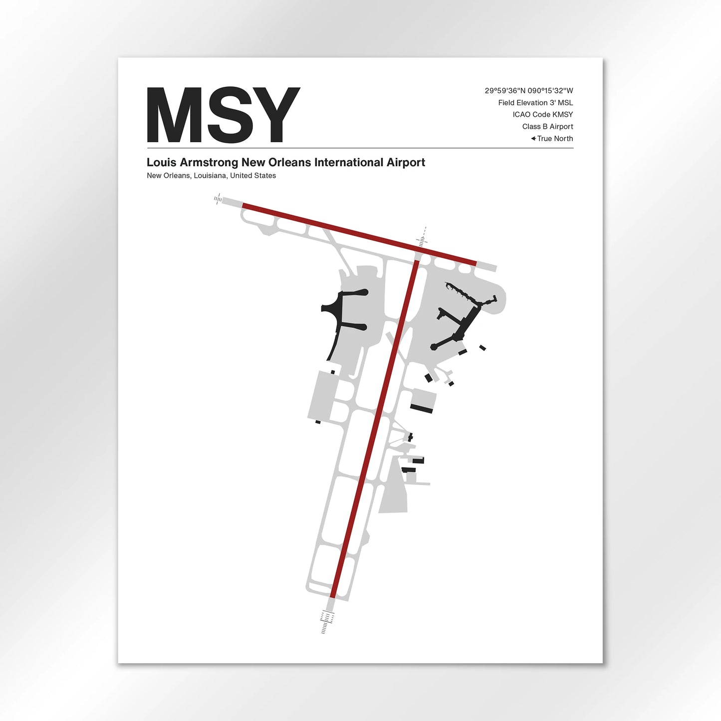 MSY Airport Diagram
