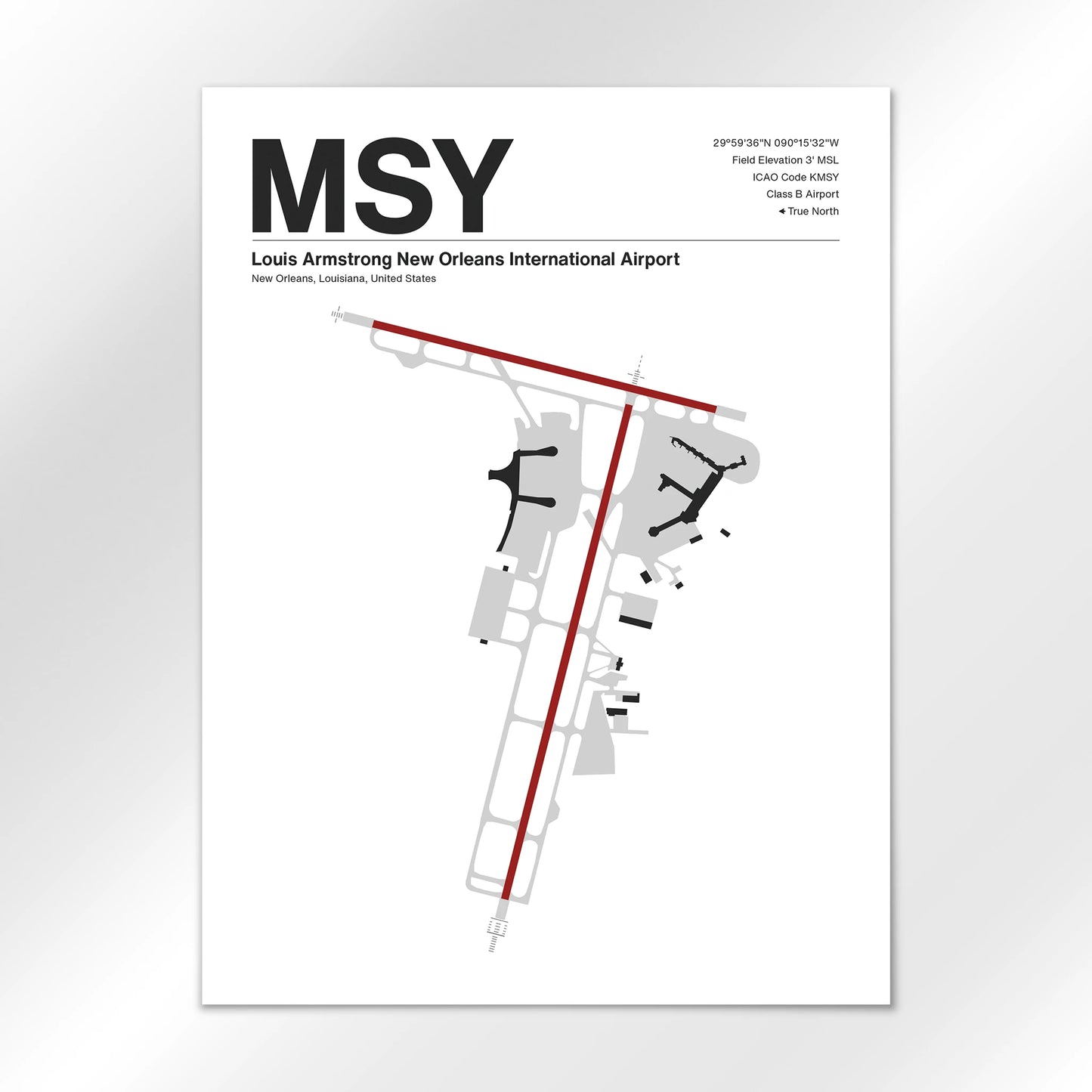 MSY Airport Diagram