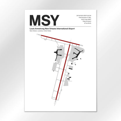 MSY Airport Diagram