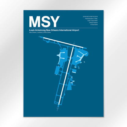 MSY Airport Diagram