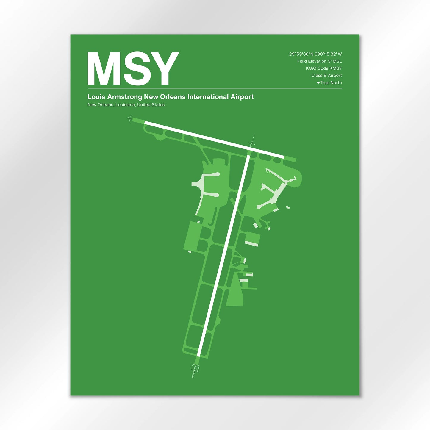 MSY Airport Diagram