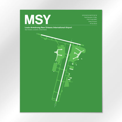 MSY Airport Diagram