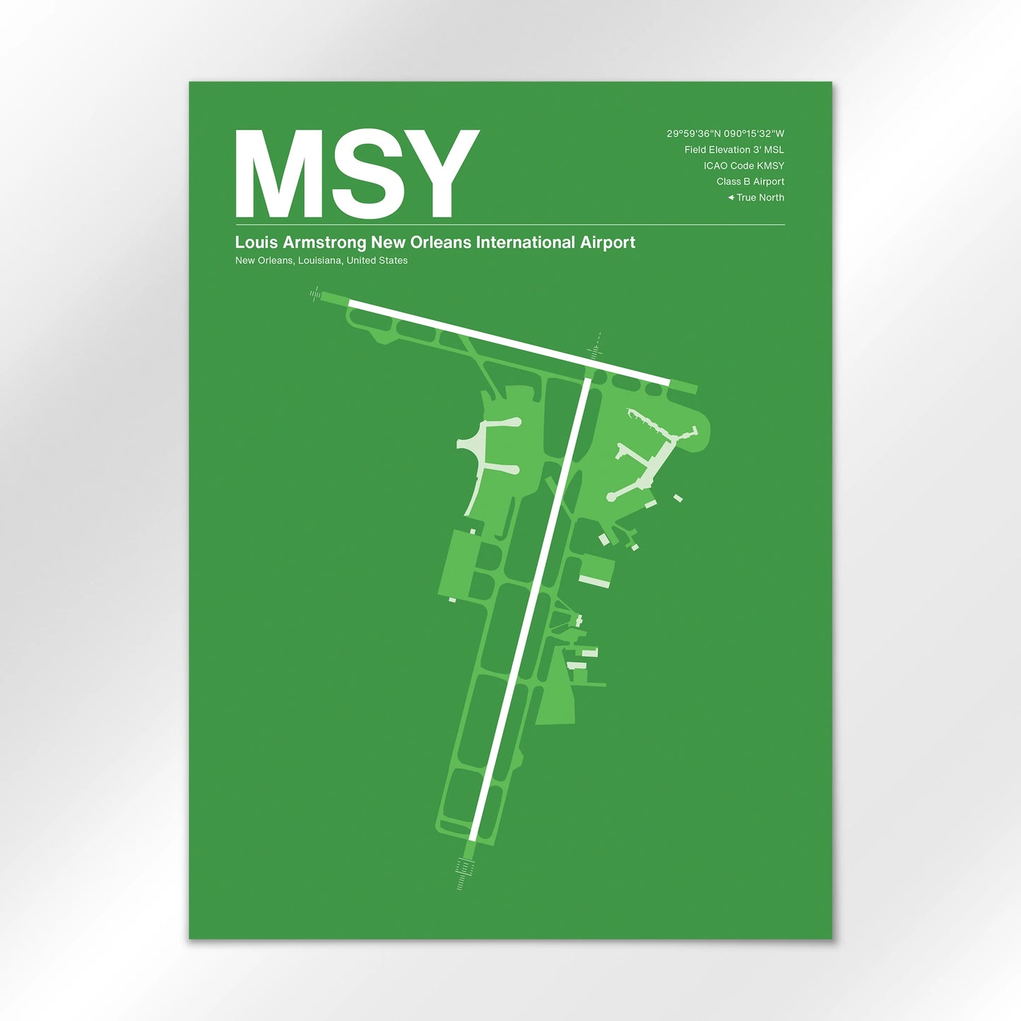 MSY Airport Diagram