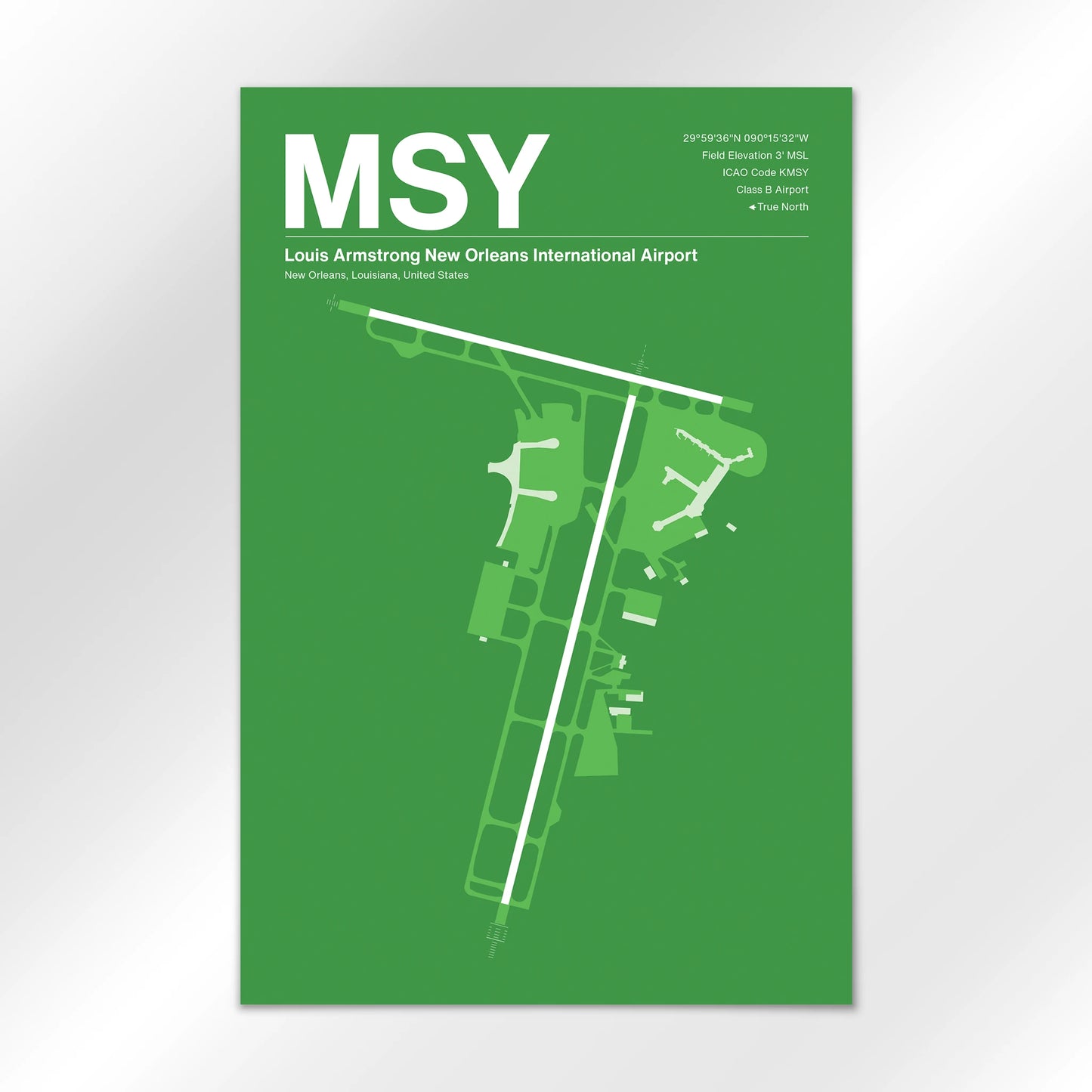 MSY Airport Diagram