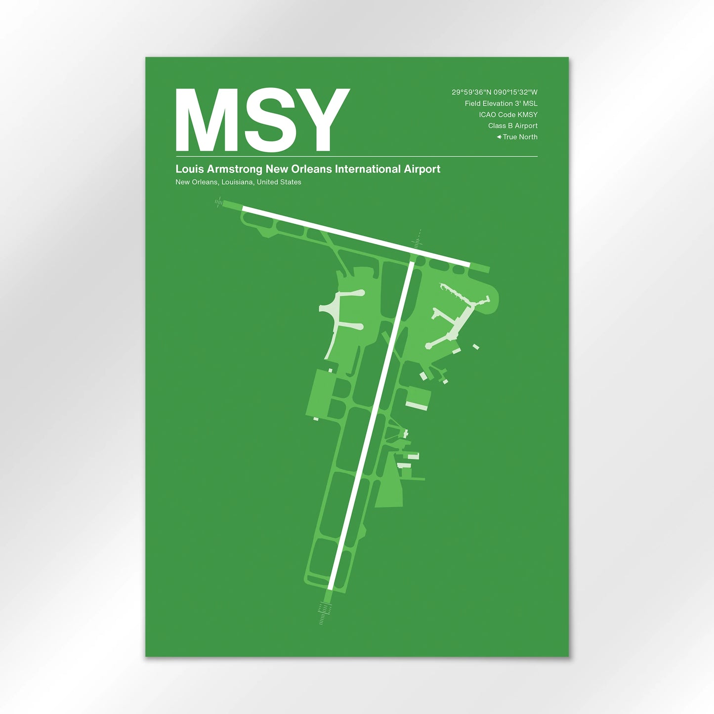 MSY Airport Diagram
