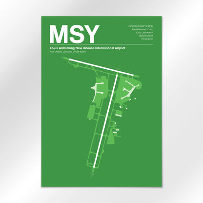 MSY Airport Diagram