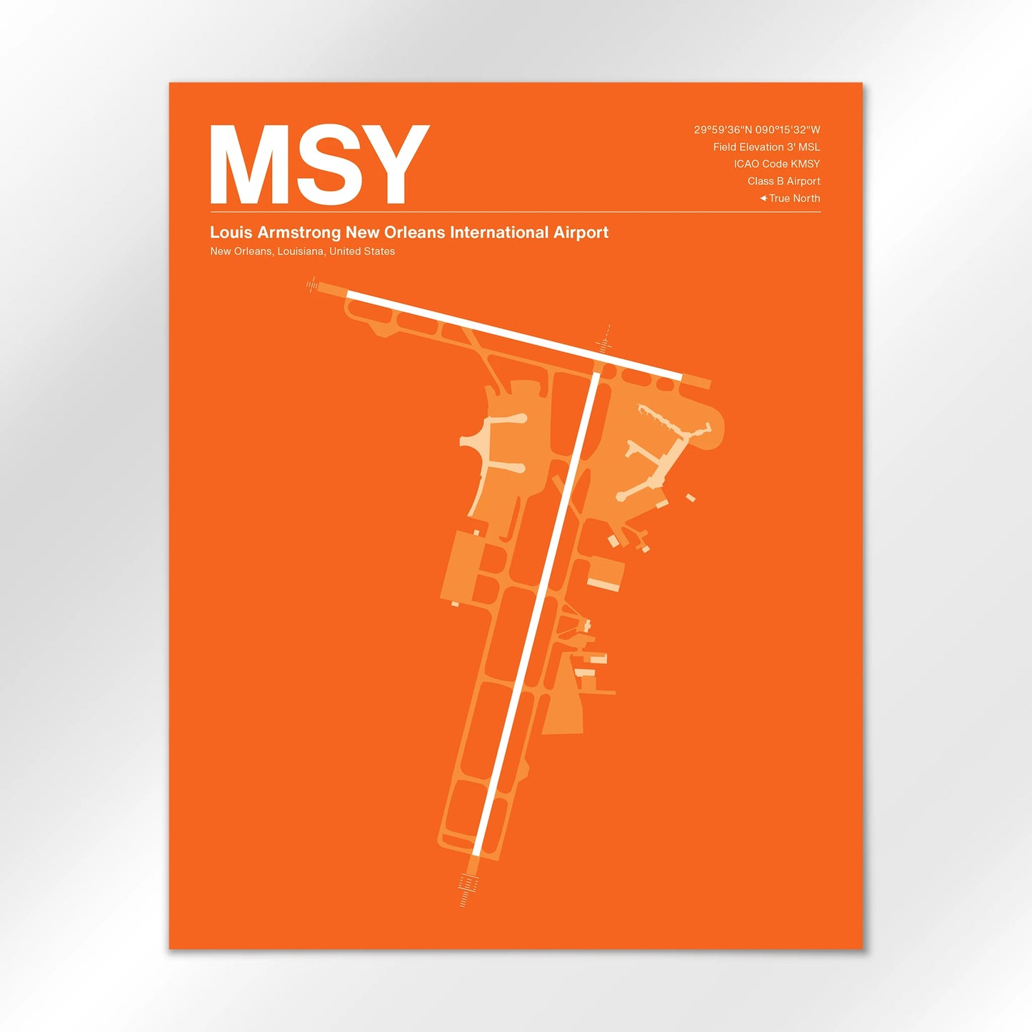 MSY Airport Diagram