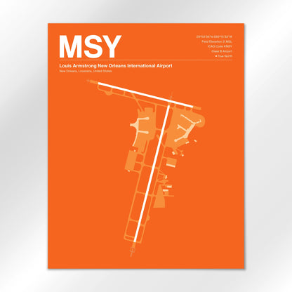 MSY Airport Diagram