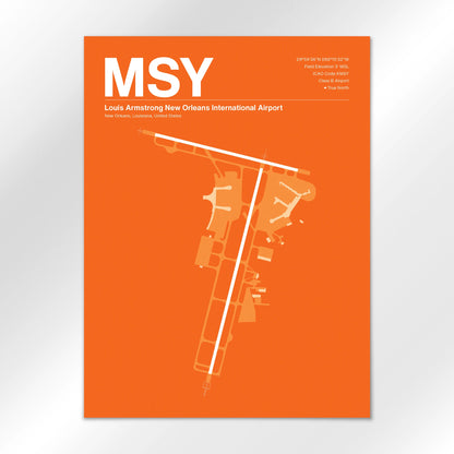 MSY Airport Diagram
