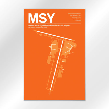 MSY Airport Diagram