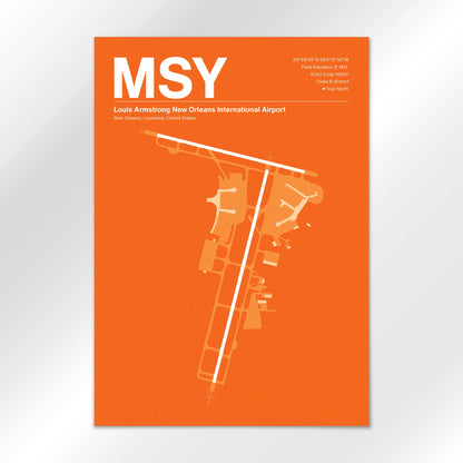 MSY Airport Diagram