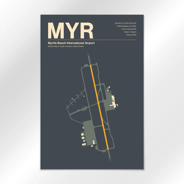 MYR Airport Diagram
