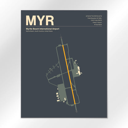MYR Airport Diagram