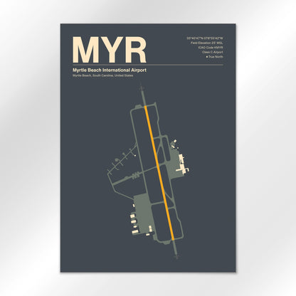 MYR Airport Diagram