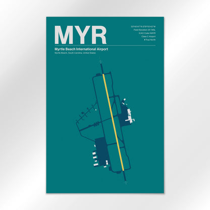 MYR Airport Diagram