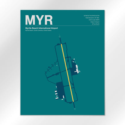 MYR Airport Diagram