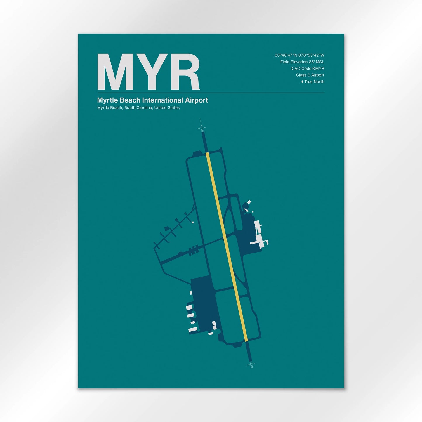 MYR Airport Diagram