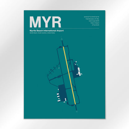 MYR Airport Diagram