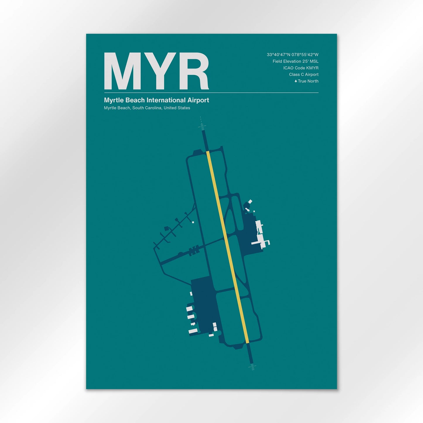 MYR Airport Diagram
