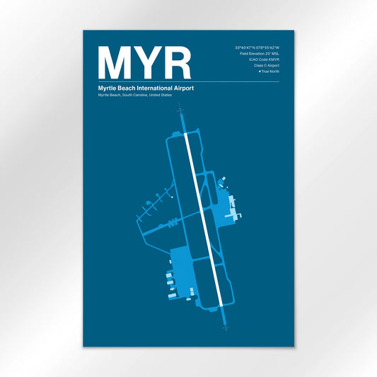 MYR Airport Diagram