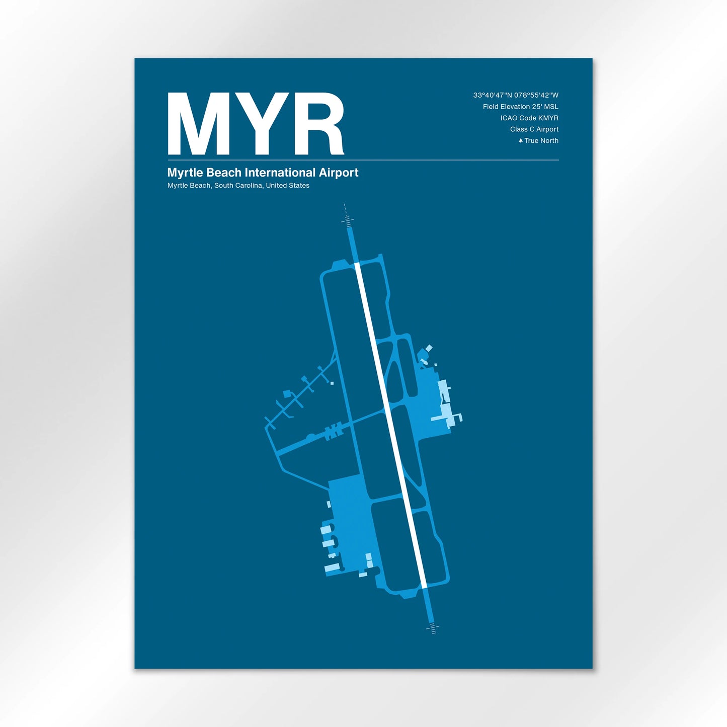 MYR Airport Diagram