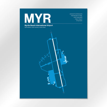 MYR Airport Diagram