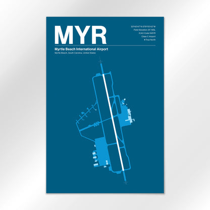 MYR Airport Diagram